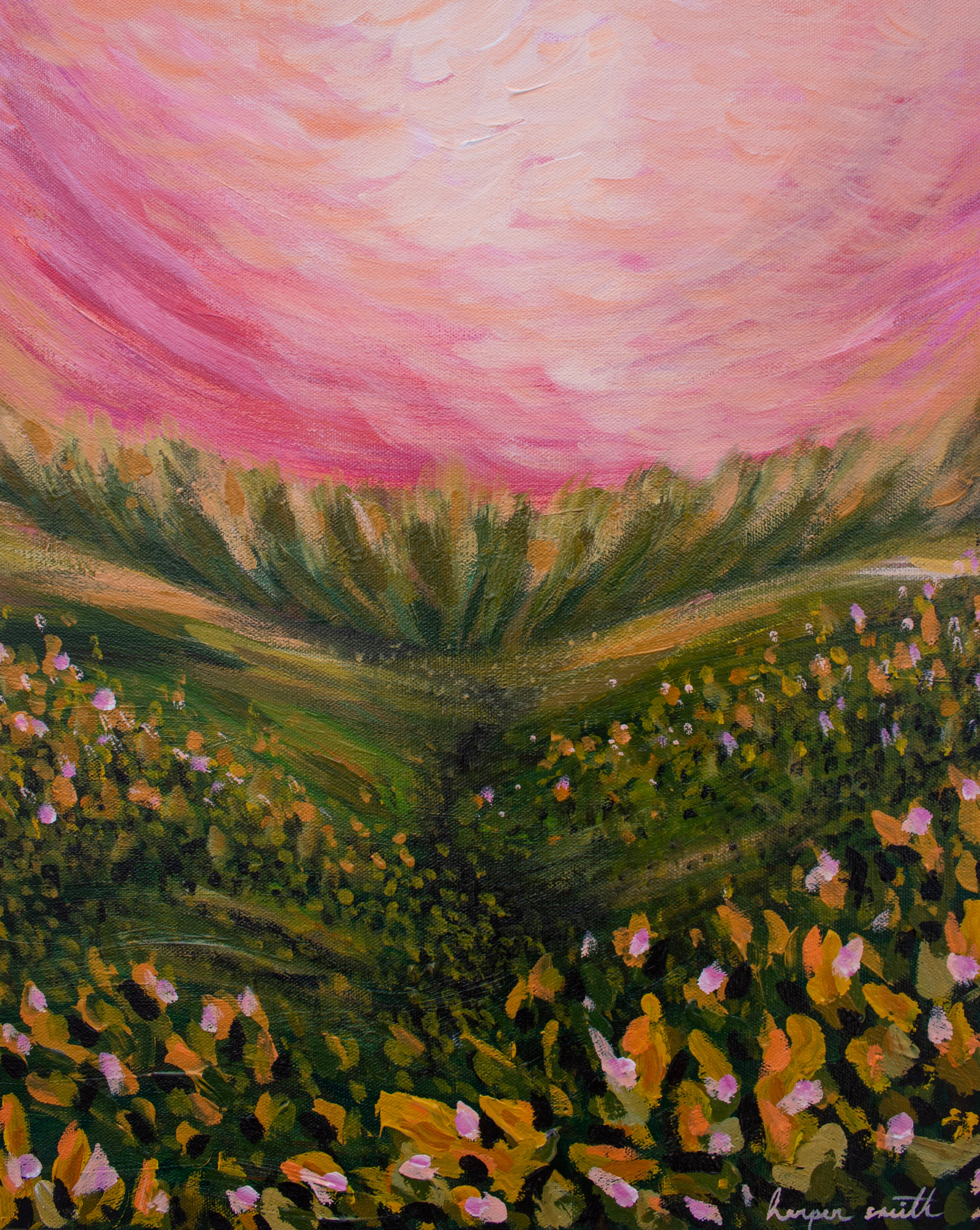 Original Painting // "Plains Sundown"