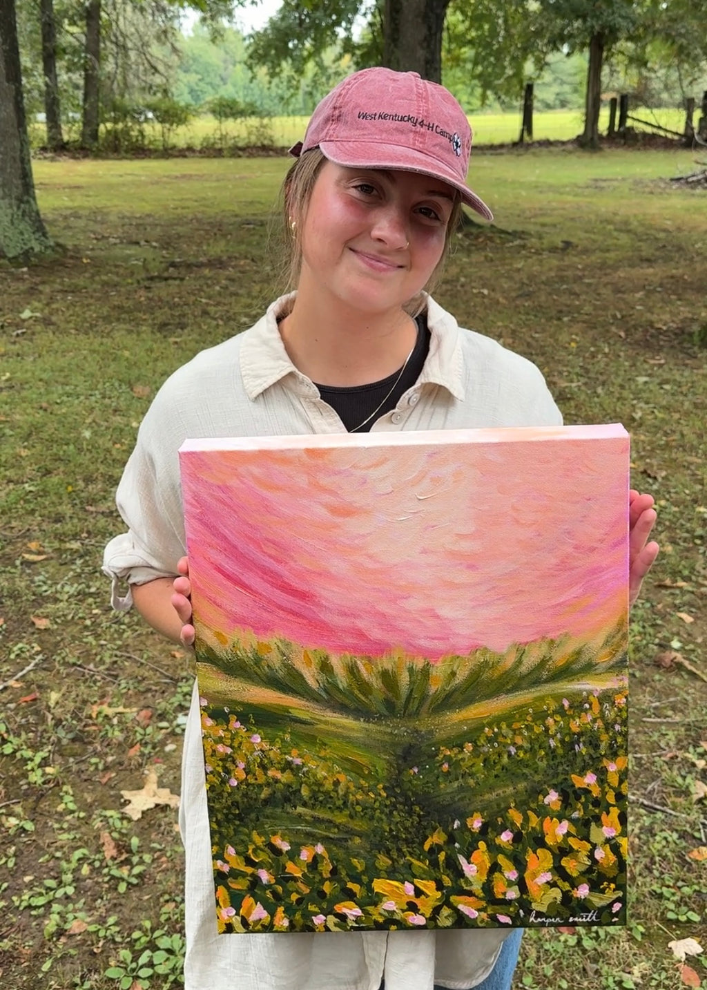 Original Painting // "Plains Sundown"
